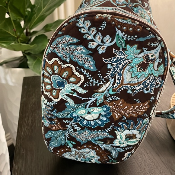 LIKE NEW Vera Bradley Retired Java Blue SHOULDER BAG - Picture 5 of 13